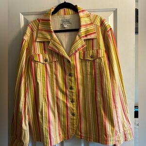 Women’s plus size 3X Live a Little Jean Jacket
